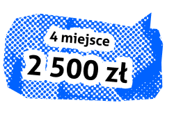 4 miejsce – 2500 zł