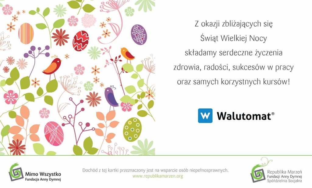 Życznia Wielkanocne od Walutomatu