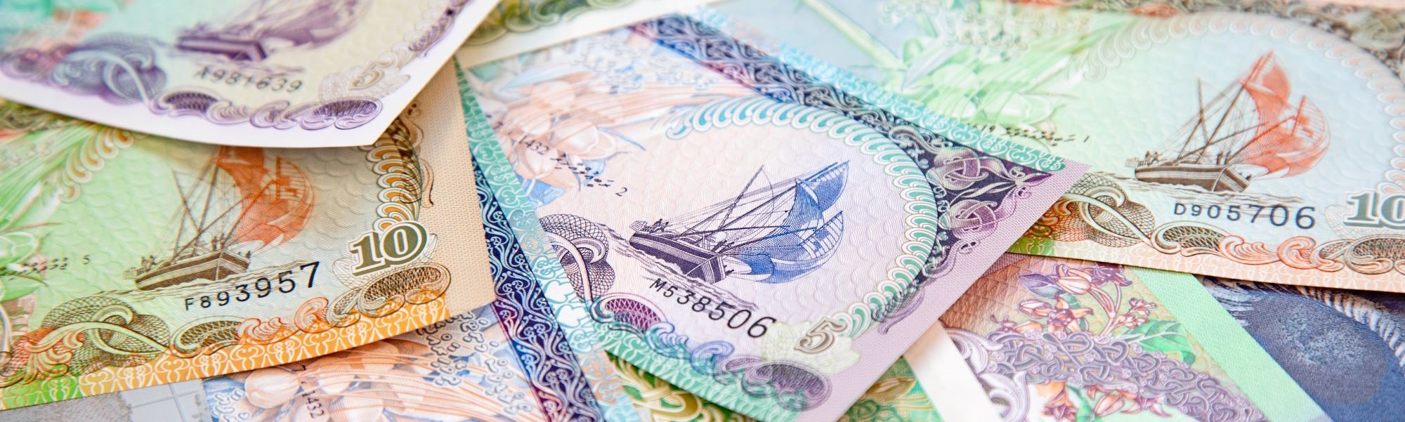 rupia malediwska banknoty