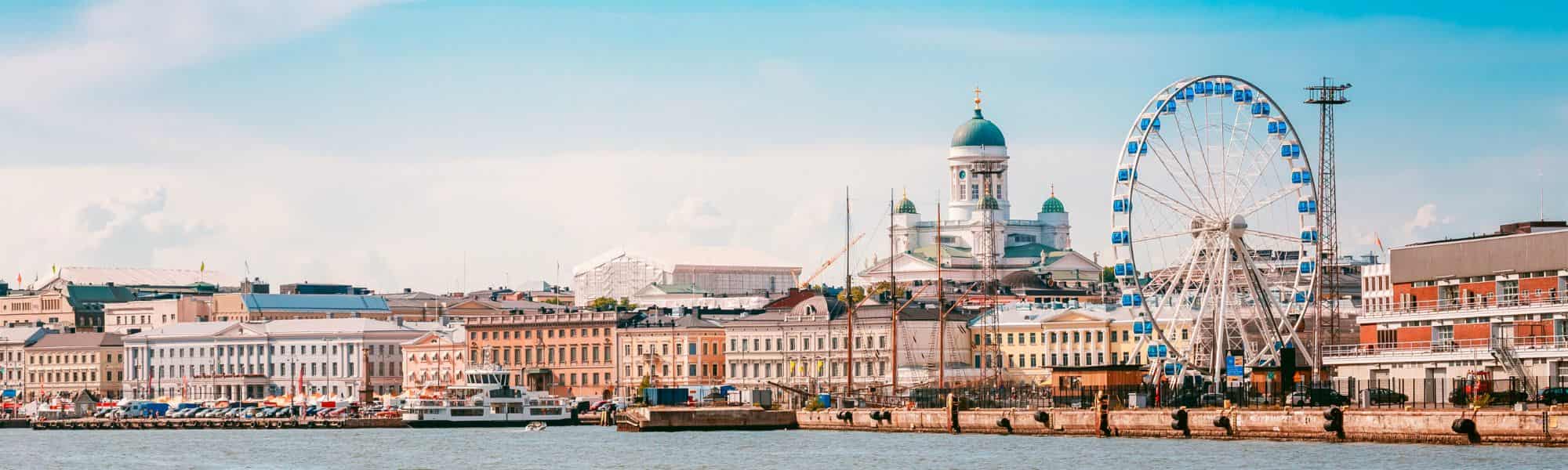 stolica Finlandii Helsinki panorama