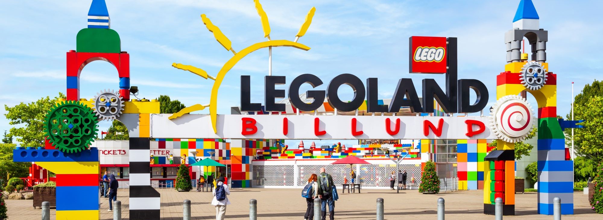 Legoland Billund, brama przed wejściem