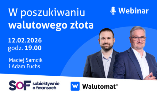 Zapraszamy na webinar z&nbsp;Maciejem Samcikiem: „W&nbsp;poszukiwaniu walutowego złota”