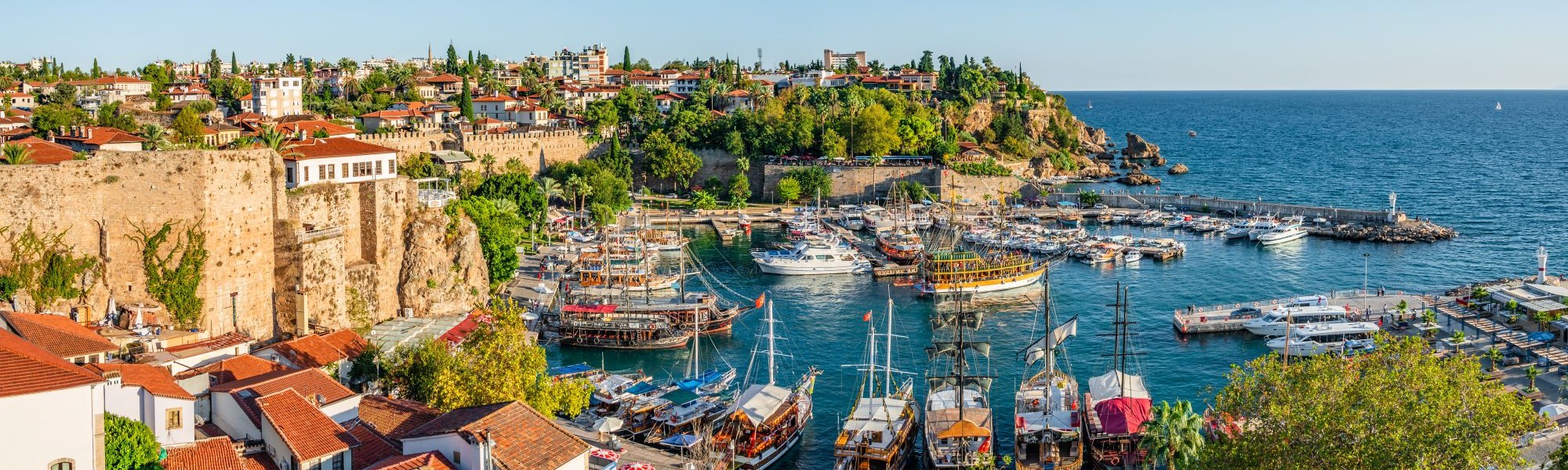 Antalya, Turcja, widok na port